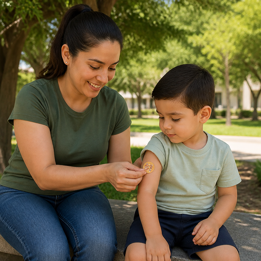 Pegatinas Naturales Antimosquitos para Niños y Bebés (100 Piezas)