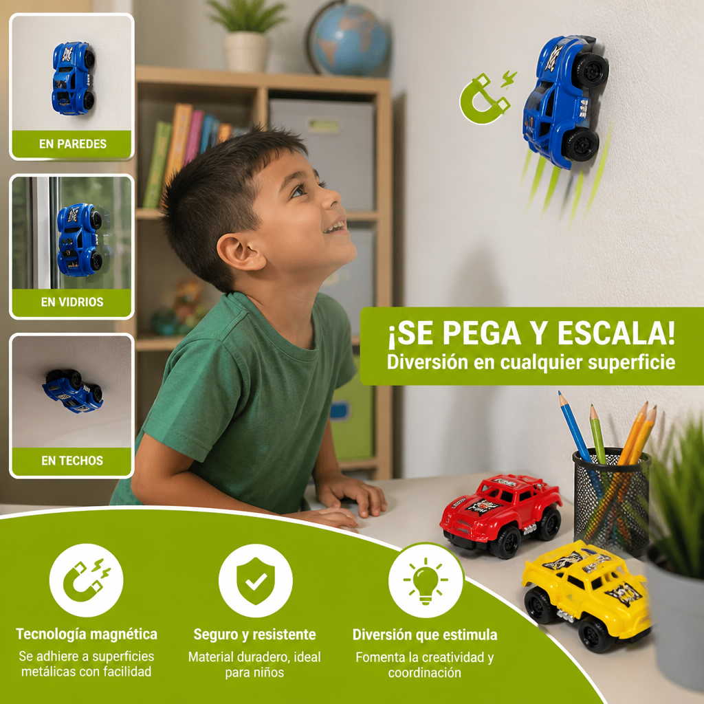 Auto Magnético que Escala Paredes