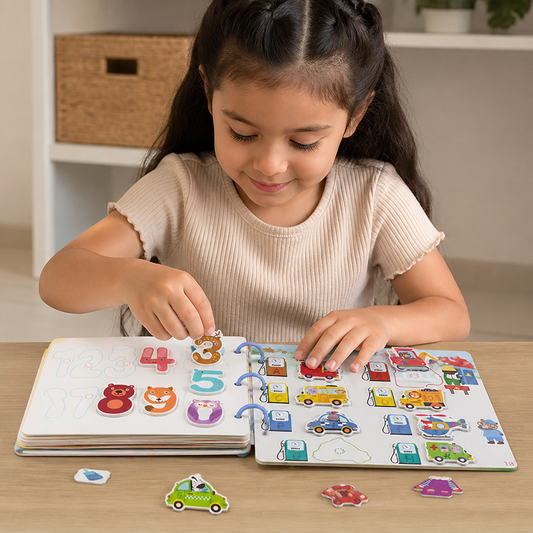 Libro Sensorial Montessori de Actividades para Niños