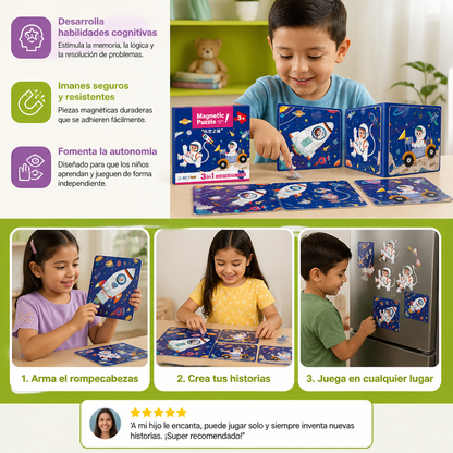 Libro de Rompecabezas Magnético Montessori