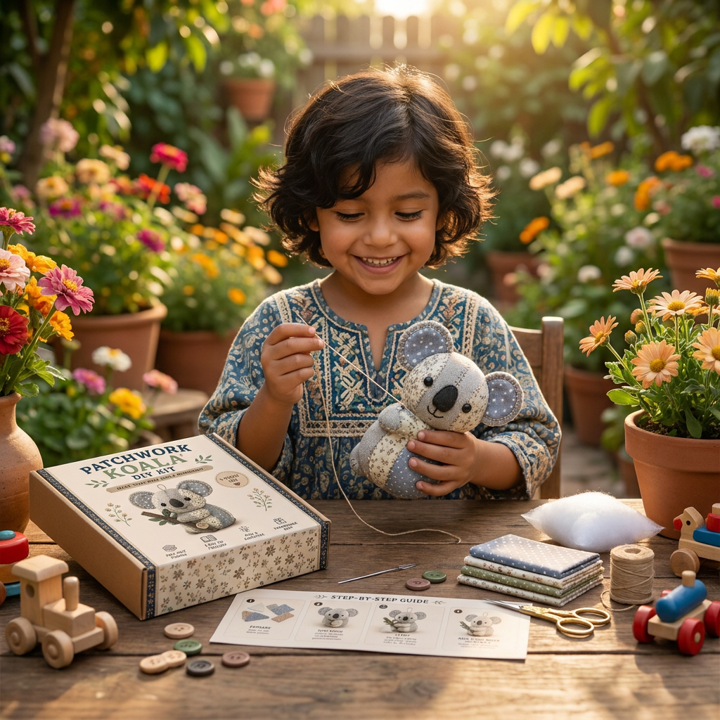 Kit de Costura DIY para Animales – Set de Manualidades para Crear Adornos de Tela Hechos a Mano