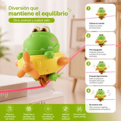 Juguete Giratorio de Equilibrio con Dinosaurio para Niños