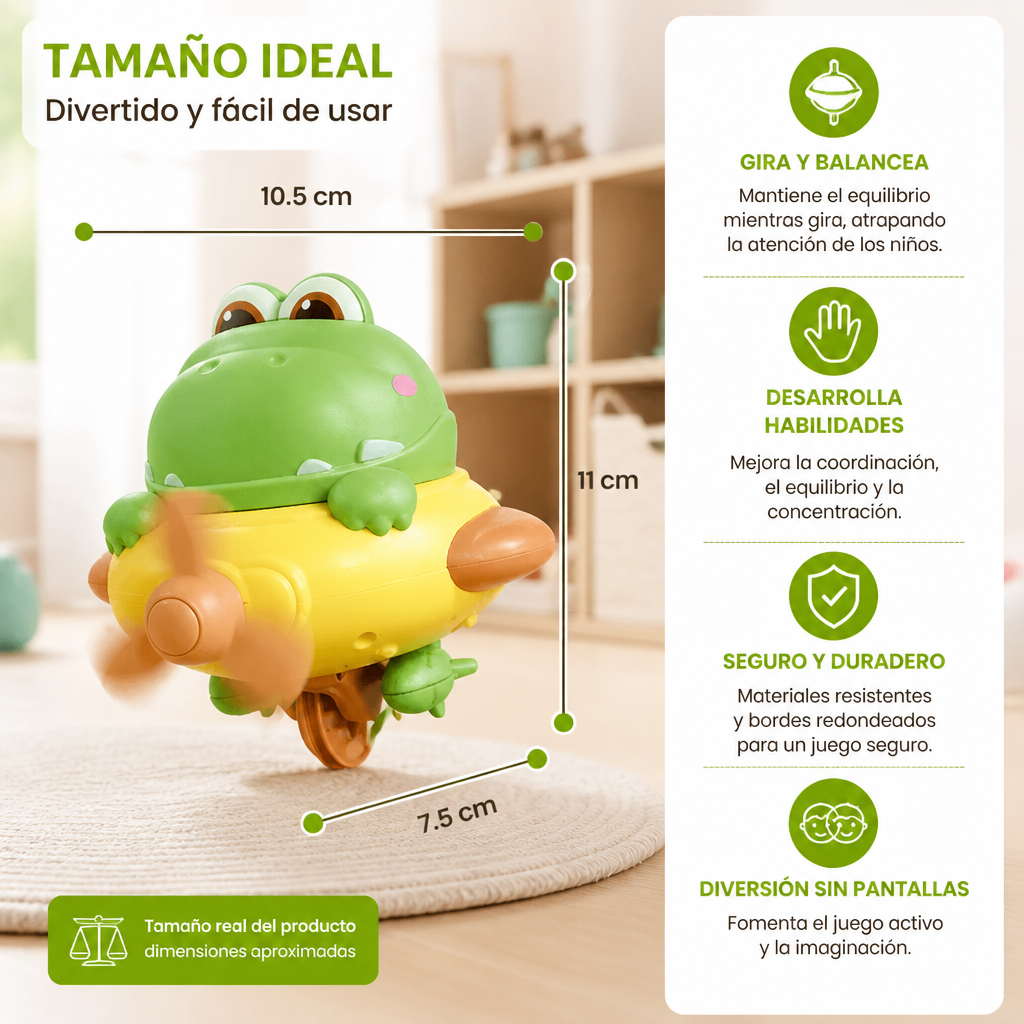 Juguete Giratorio de Equilibrio con Dinosaurio para Niños