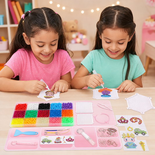 Kit de Manualidades con Cuentas de Agua que Brillan en la Oscuridad para Hacer Tú Mismo