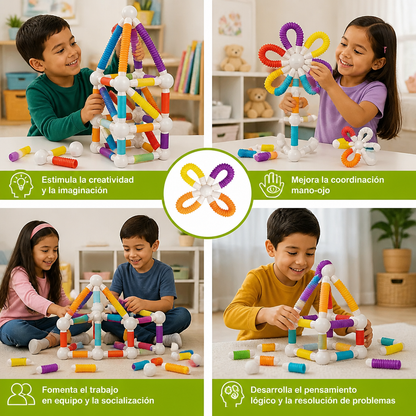 Bloques Magnéticos Moldeables Montessori