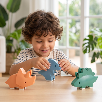 Kit Magnético de Construcción de Esqueletos de Animales – Juguete Educativo STEM Desmontable