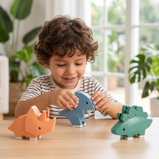 Kit Magnético de Construcción de Esqueletos de Animales – Juguete Educativo STEM Desmontable