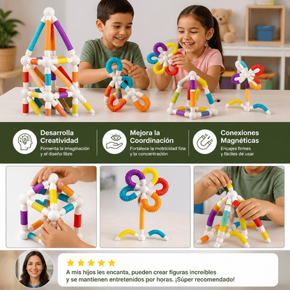 Bloques Magnéticos Moldeables Montessori