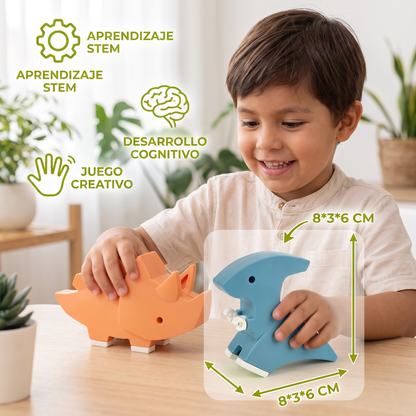 Kit Magnético de Construcción de Esqueletos de Animales – Juguete Educativo STEM Desmontable