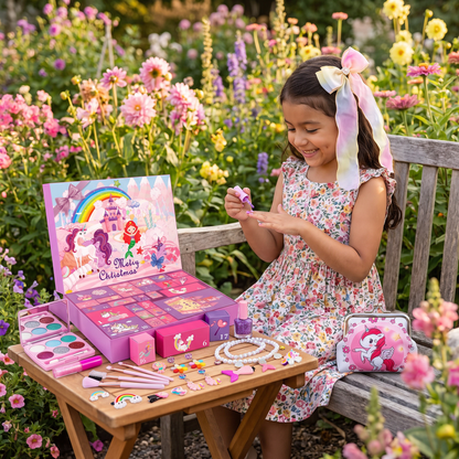 Calendario de Adviento Sorpresa de Unicornios y Princesas para Niñas