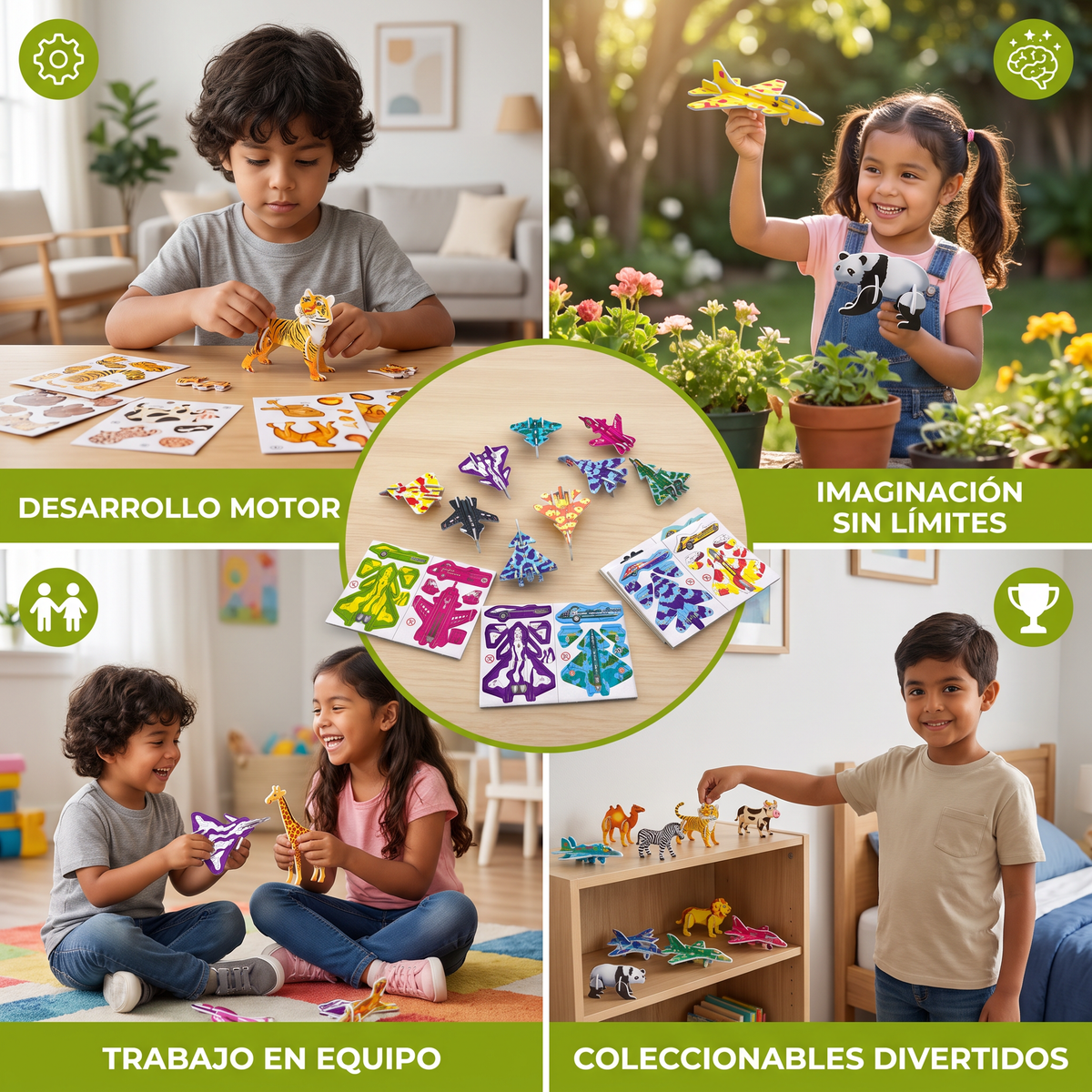 Set de Rompecabezas 3D para Niños