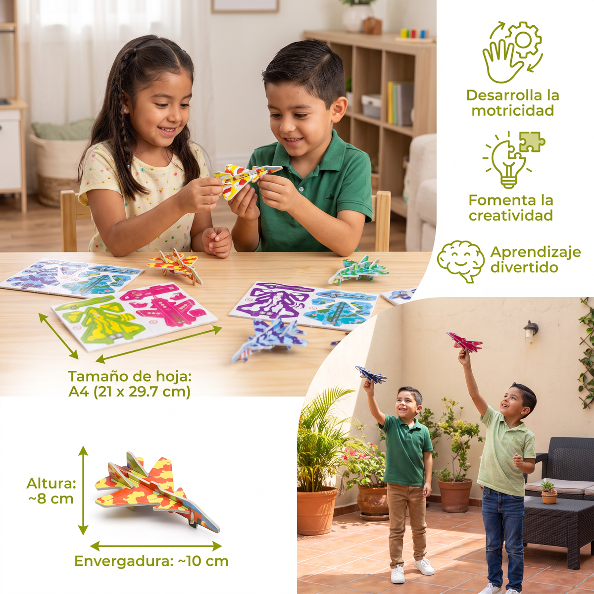 Set de Rompecabezas 3D para Niños