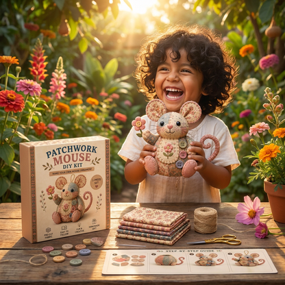Kit de Costura DIY para Animales – Set de Manualidades para Crear Adornos de Tela Hechos a Mano