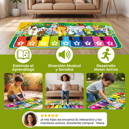 Tapete de Juego Musical Interactivo con Piano para Niños