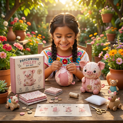 Kit de Costura DIY para Animales – Set de Manualidades para Crear Adornos de Tela Hechos a Mano