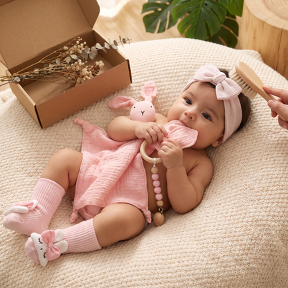 Caja de regalo para recién nacidos de 6 piezas – kit esencial para bebé