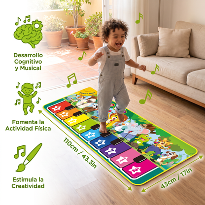Tapete de Juego Musical Interactivo con Piano para Niños