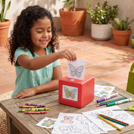 Caja Mágica de Impresión con IA para Niños con Control por Voz para Dibujos e Ideas Creativas