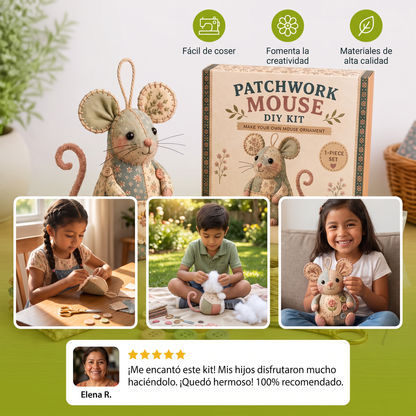 Kit de Costura DIY para Animales – Set de Manualidades para Crear Adornos de Tela Hechos a Mano