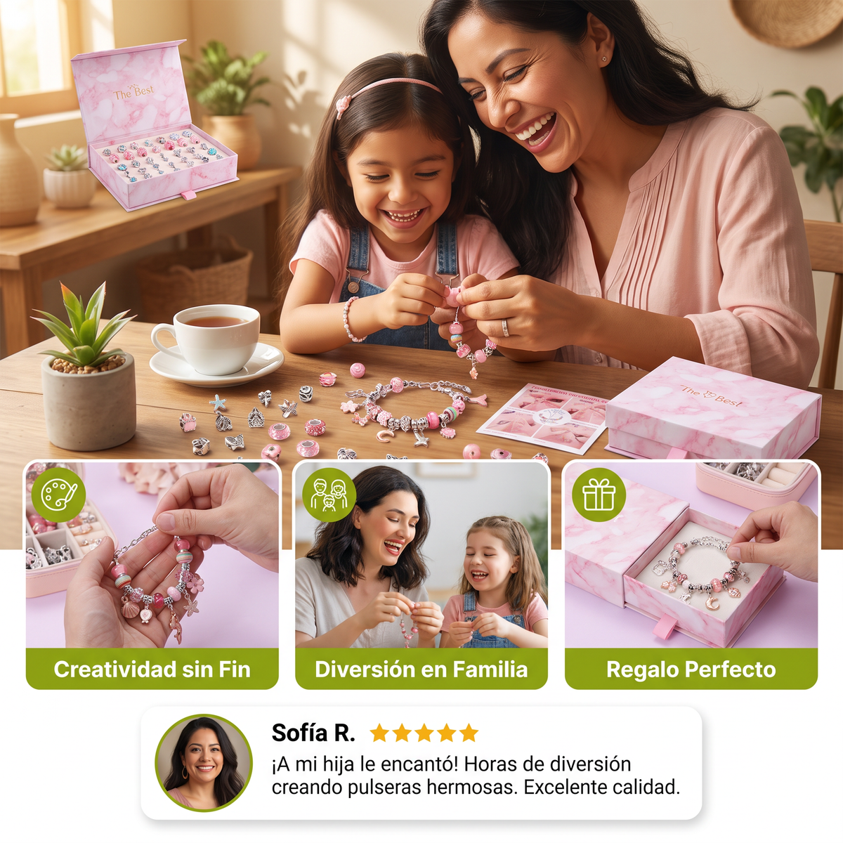 Set de joyería para hacer manualidades