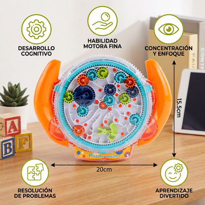 Rueda de laberinto de bolas 3D – juego de habilidad y aprendizaje