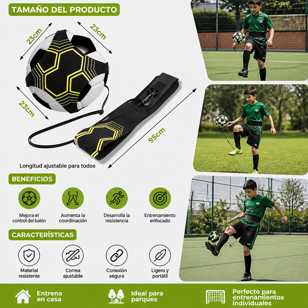Cinturón de Entrenamiento de Fútbol para Mejorar el Control del Balón