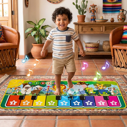 Tapete de Juego Musical Interactivo con Piano para Niños