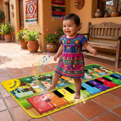 Tapete de Juego Musical Interactivo con Piano para Niños