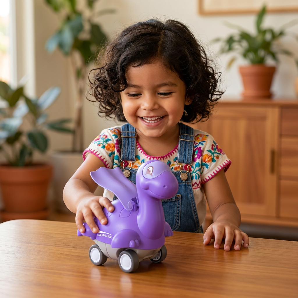 Autos Dinosaurio Press & Go – Carritos de Juguete de Dinosaurios que Avanzan para Niños