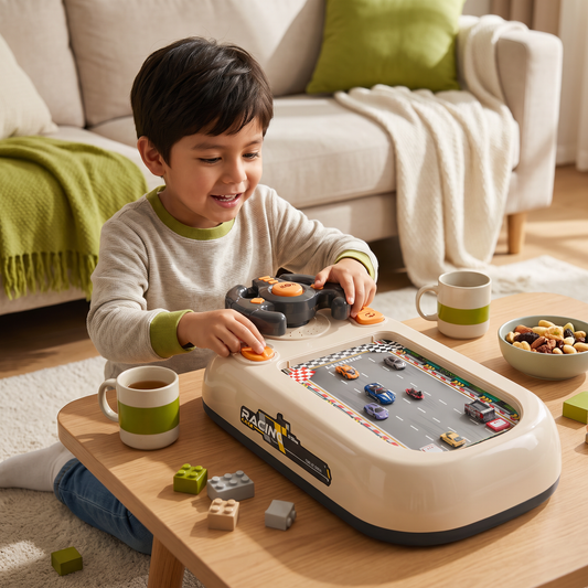 Caja de juego de carreras de aventura para niños